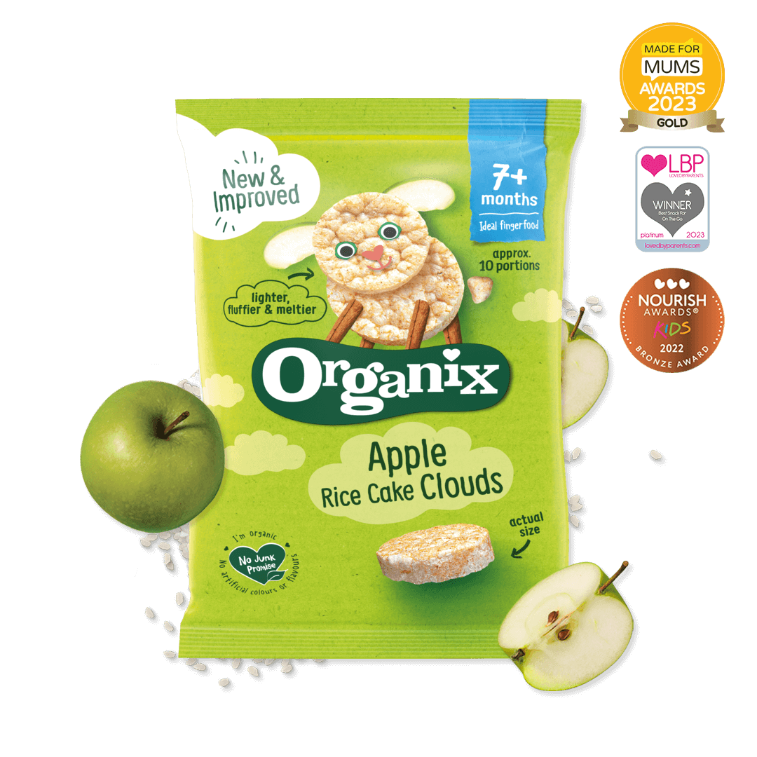 [Bundle of 4] Organix Rice Cake Clouds 40g